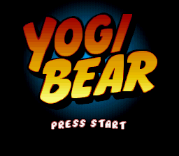 Adventures of Yogi Bear (USA) Title Screen